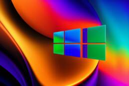 Microsoft Windows gradient wallpaper